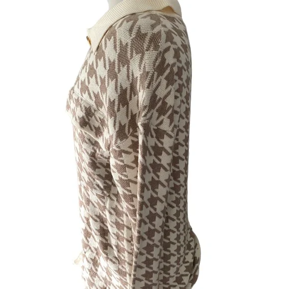 Debut houndstooth shacket/jacket. Small. Oversized. Soft. Button-up. (NWT) - Picture 8 of 16